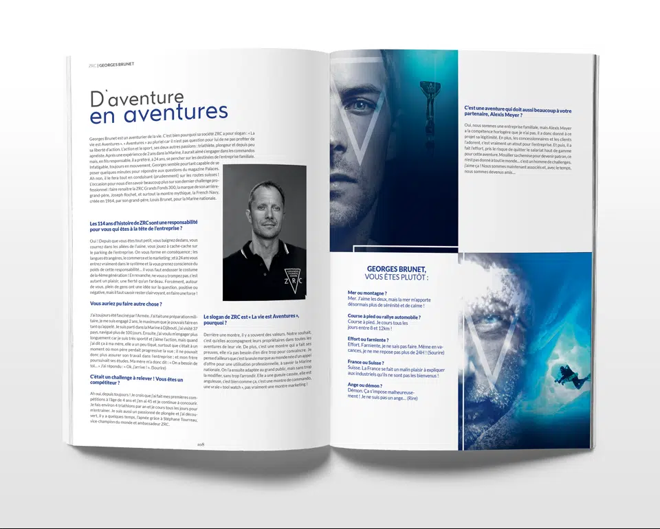 Directrice Artistique et UX/UI designer à Paris - Portfolio - Magazines de Luxe : Conception & Direction Artistique - Palace magazine
