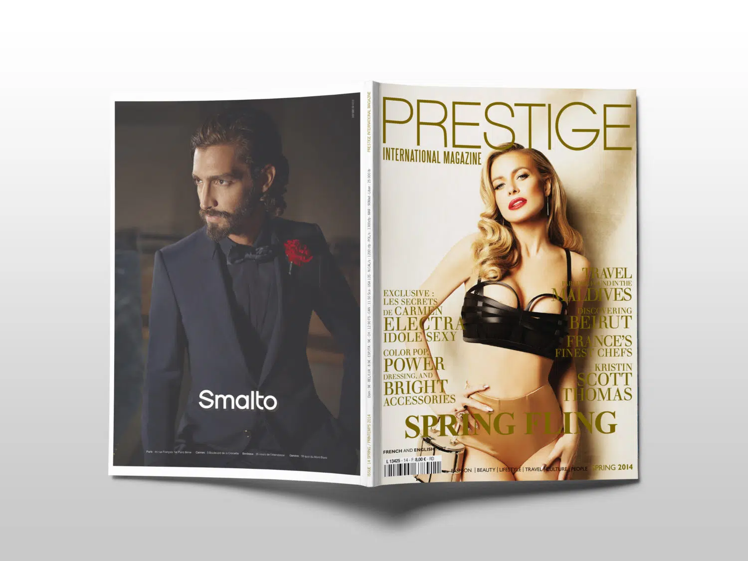 Directrice Artistique et UX/UI designer à Paris - Portfolio - Magazines de Luxe : Conception & Direction Artistique - Prestige Internationnal