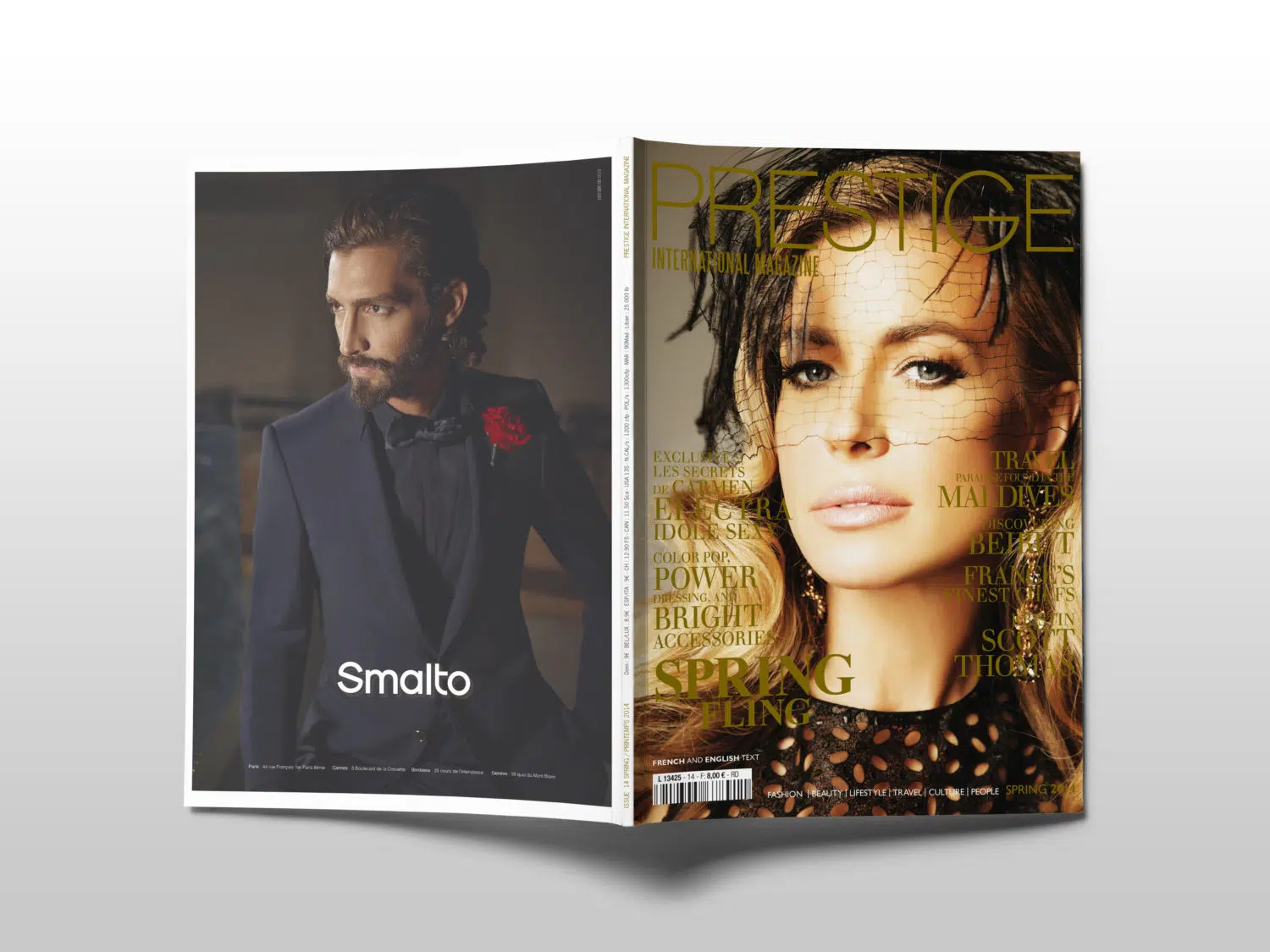Directrice Artistique et UX/UI designer à Paris - Portfolio - Magazines de Luxe : Conception & Direction Artistique - Prestige Internationnal