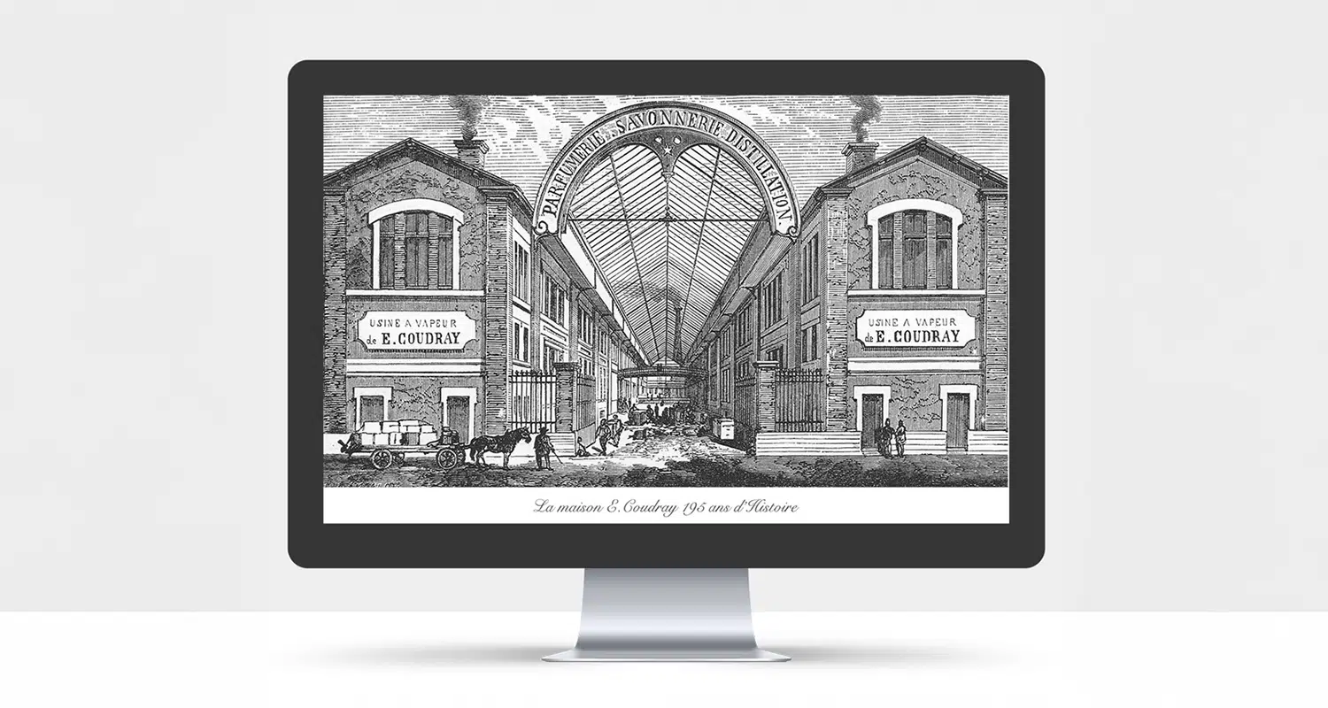 Directrice Artistique et UX/UI designer à Paris - Portfolio - Direction Artistique & UX/UI - Site Luxe E-Coudray | Parfumerie Royale - responsive design